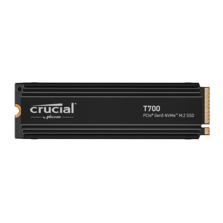 CRUCIAL T700 1TB PCIE GEN5 NVME M.2 SSD WHEATSINK